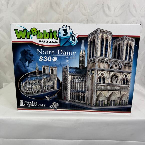 Wrebbit Castles & Cathedrals Notre-Dame de Paris 3D Puzzle: 830 Pcs - Picture 3 of 9